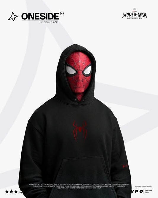 ONESIDE SPIDEY PRINTED OVERSIZED HOODIE